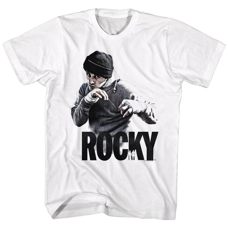 5XL Rocky Balboa  T-Shirt Movie Mens New For The Kids in Natural in Sizes SM